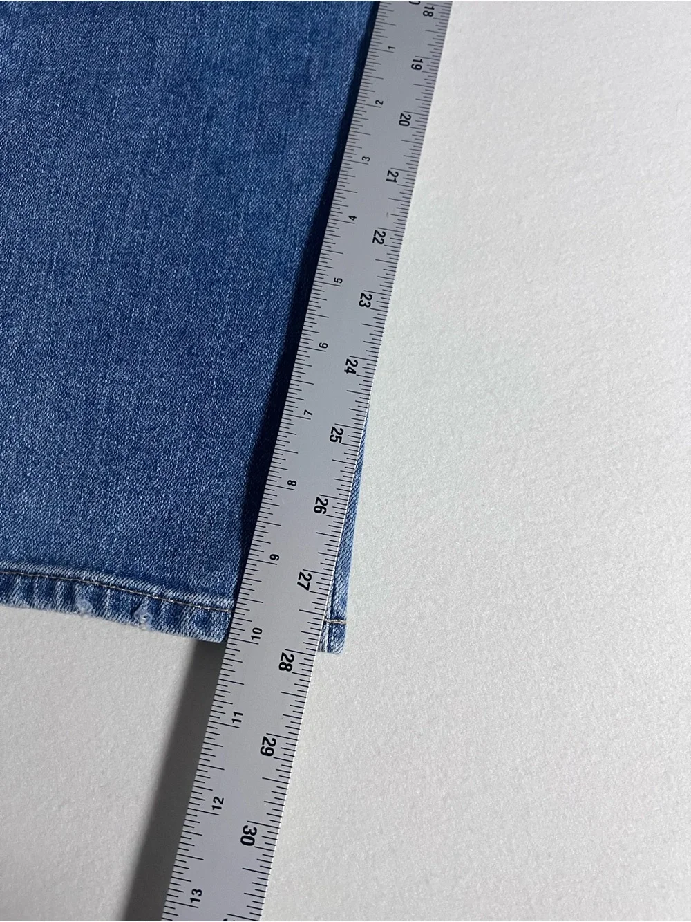 AG Anthropologie Womens Slim Straight Blue Denim Jeans- Nolan Ankle